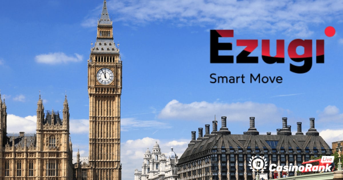 Ezugi дебютує у Великій Британії з Playbook Engineering Deal