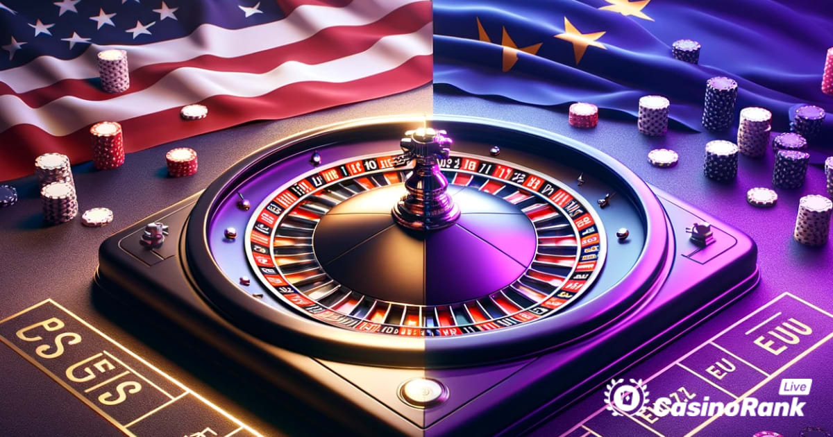 Вибір американської або європейської рулетки в казино з живими круп'ями